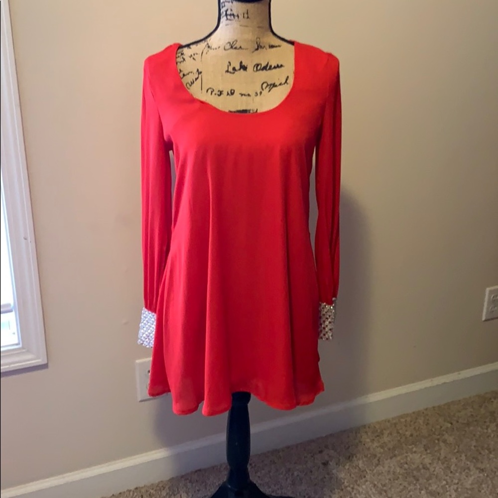 Red dress